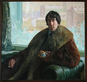 Portrait du sculpteur et architecte Isidor Zolotarevsky 1885-1961, 1922 - Boris Mikhailovich Kustodiev