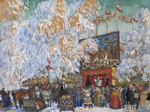 Les baraques de foire, 1917