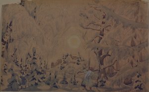 Décor de scène pour l