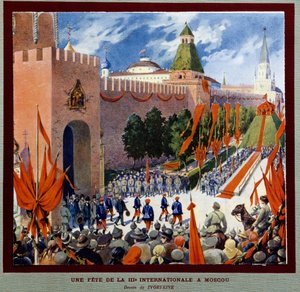 Célébration de la Troisième Internationale à Moscou - Boris Vasilievich Zvorykin