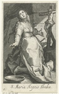 Sainte Marie en ermite - Boëtius Adamsz. Bolswert