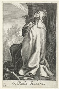 Sainte Paule de Rome en ermite - Boëtius Adamsz. Bolswert