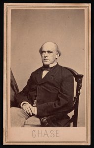 Portrait de Salmon Portland Chase 1808-1873, avant 1873