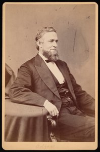 Portrait de Schuyler Colfax 1823-1885, avant 1885