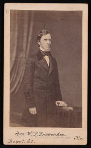 Portrait de William Pitt Fessenden 1806-1869, avant 1869