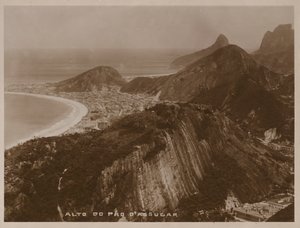 Vue du sommet du Pain de Sucre, Rio de Janeiro (photo n/b) - Brazilian Photographer