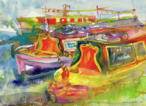 Bateaux sur le canal, 1989