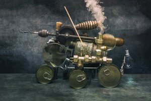 Invention steampunk - Brig Barkow