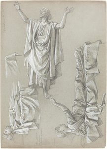 Études pour la résurrection de la fille de Jaïre - British 19th Century