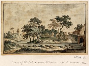 Une série de croquis, vues en Grande-Bretagne, sur le continent et en Amérique 1772-1778 - British School