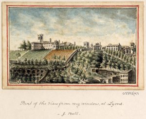 Une série de croquis, vues en Grande-Bretagne, sur le Continent et en Amérique 1772-1778 - British School