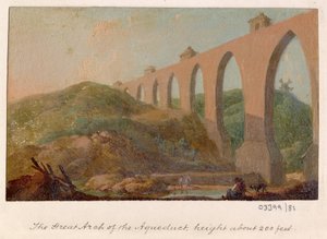 Une série de croquis, vues en Grande-Bretagne, sur le continent et en Amérique 1772-1778 - British School