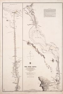 Carte du canal de Suez