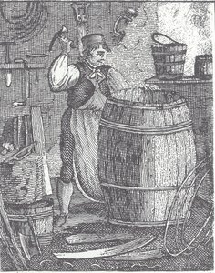 Fabrication de tonneaux (gravure)
