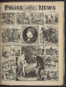 Couverture du Illustrated Police News, 29 novembre 1884