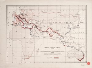 Carte générale des lignes télégraphiques entre l