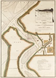 Carte de la rivière Hoogly, vers 1777 - British School