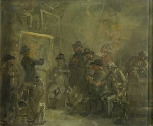 Esquisse : le comité de sélection de la Royal Academy - British School