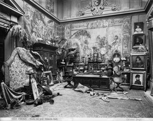 Atelier du peintre florentin Edoardo Gelli (photo n/b) - Brogi Brogi