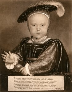 Prince Edward, plus tard roi Édouard VI, vers 1540