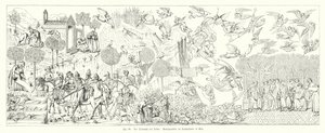 Le Triomphe de la Mort, fresque au Camposanto Monumentale de Pise, Italie (gravure)