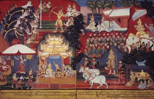 Le futur Bouddha grandit - Burmese School
