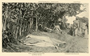 Scène après la Bataille des Rough Riders, 24 juin, Guerre Hispano-Américaine