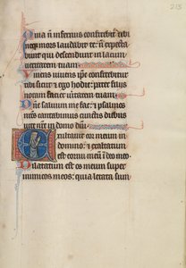 Initial E : Une femme en prière