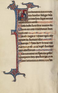 Initiale F : Le couronnement de la Vierge - Bute Master