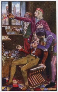 Illustration pour The Cloister and The Hearth de Charles Reade - Byam (after) Shaw