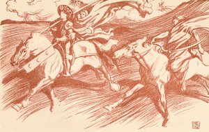 Le Chevalier et ses compagnons, vers 1898