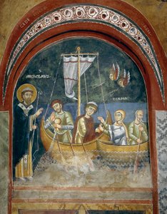 Apparition de Saint Nicolas aux voyageurs naufragés, (détail)