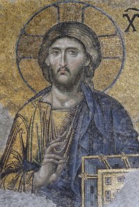 Christ pantocrator ou Christ en gloire, c.1261 (mosaïque)