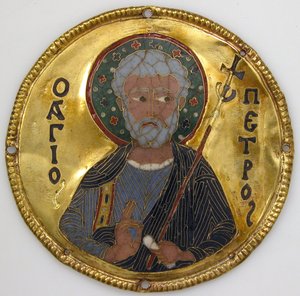 Médaillon avec Saint Pierre d