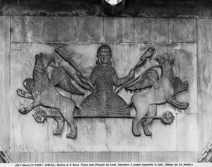 Alexandre le Grand emporté au ciel - Byzantine Byzantine