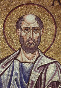 Le Prophète Abdias (détail) des mosaïques intérieures de la basilique Saint-Marc, 12ème siècle - Byzantine Byzantine