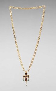 Chaîne avec croix pendentif, années 500