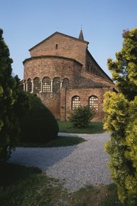 Vue extérieure du chevet - Byzantine School