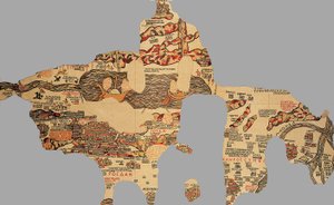 Carte, Madaba, Jordanie - Byzantine School
