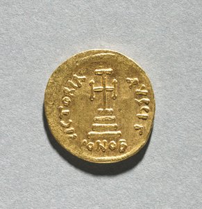 Solidus avec Héraclius et son fils Héraclius Constantin - Byzantine School