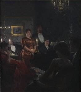 Portrait de Mme Gumperd - C.A. Jensen