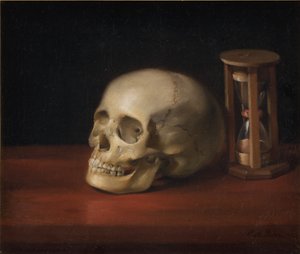 Crâne et sablier - C.A. Jensen