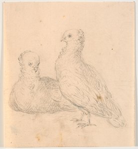 Deux pigeons - C.A. Lorentzen