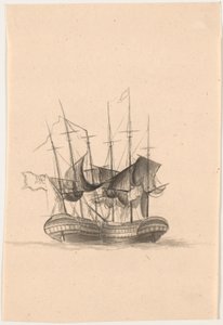 Deux navires de guerre anglais