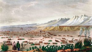 Santa Fe, Nouveau-Mexique, vers 1848