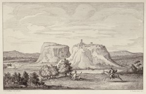 Vue Imaginaire de la Rome Antique, gravé par B.Barloccini, 1849 - C.C Perkins