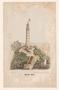 Le nouveau phare de Poeloe-Bras, Sumatra - C.D. Wulf (signed by artist)