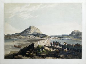 Port Madoc depuis la digue - C.F.W. C.F.W.