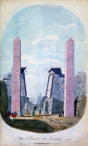 Entrée de Louxor, Égypte