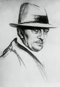 Portrait de Dario Niccodemi (1874-1934), dramaturge et écrivain italien